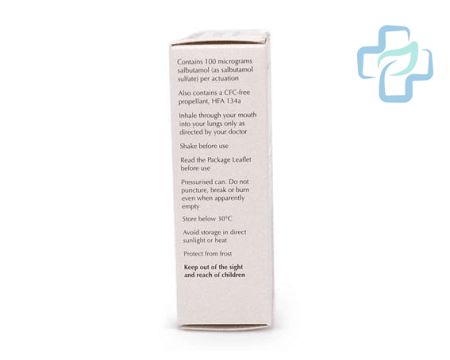 Ventolin Generický inhalátor (Salbutamol Sulfate)