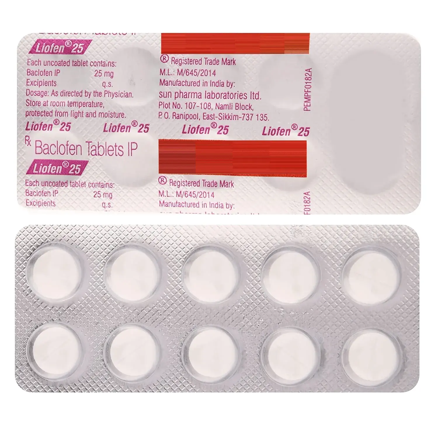 Baclofen generické